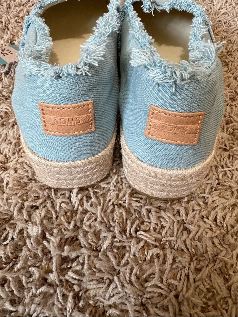 TOMS Valencia Espadrille Slip-On  Platform Women's size 9.5 NWT!!!